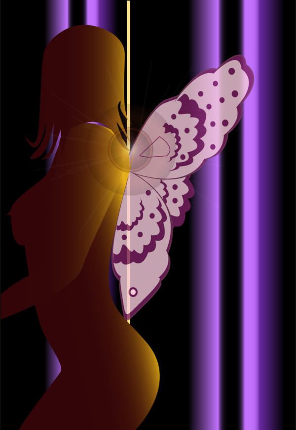 Free Butterfly Violet Magenta Clipart Clipart Transparent Background