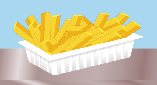 Free Chicken Material French Fries Angle Clipart Clipart Transparent Background