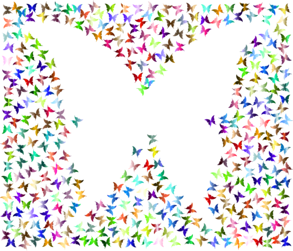 Free Butterfly Text Leaf Line Clipart Clipart Transparent Background