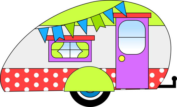 Free Camping Vehicle Line Area Clipart Clipart Transparent Background