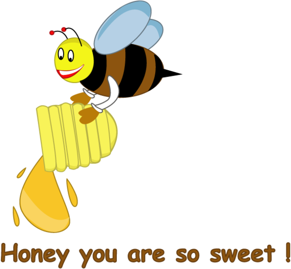 Free Bee Insect Honey Bee Beak Clipart Clipart Transparent Background