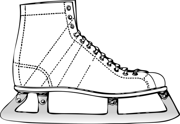 Free Walking Footwear Shoe Black And White Clipart Clipart Transparent Background