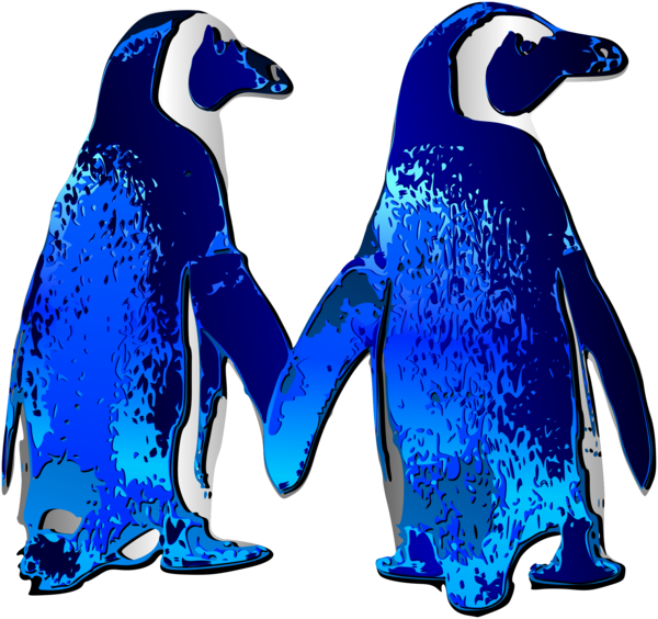 Free Bird Penguin Bird Cobalt Blue Clipart Clipart Transparent Background