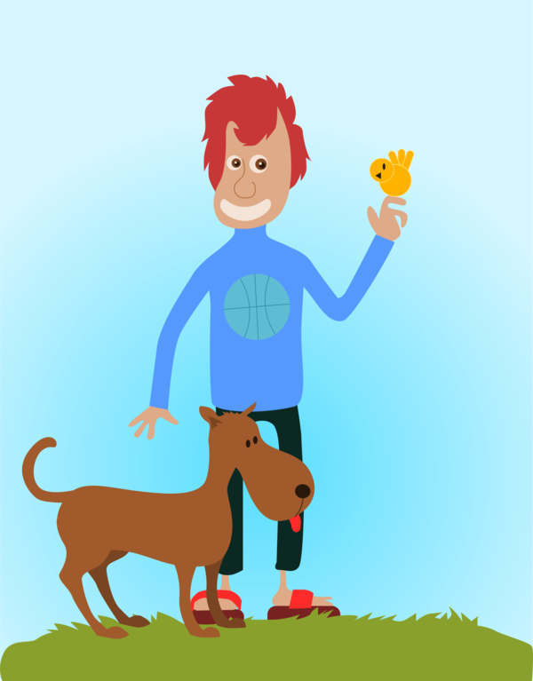Free Dog Cartoon Male Play Clipart Clipart Transparent Background