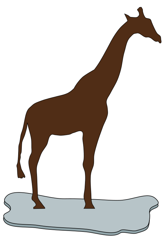 Free Giraffe Horse Giraffe Wildlife Clipart Clipart Transparent Background