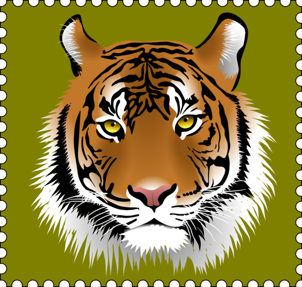 Free Cat Tiger Wildlife Head Clipart Clipart Transparent Background