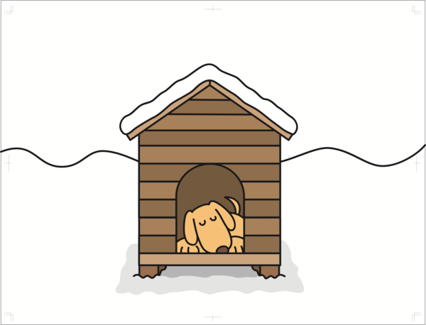 Free Dog Text Line Shed Clipart Clipart Transparent Background