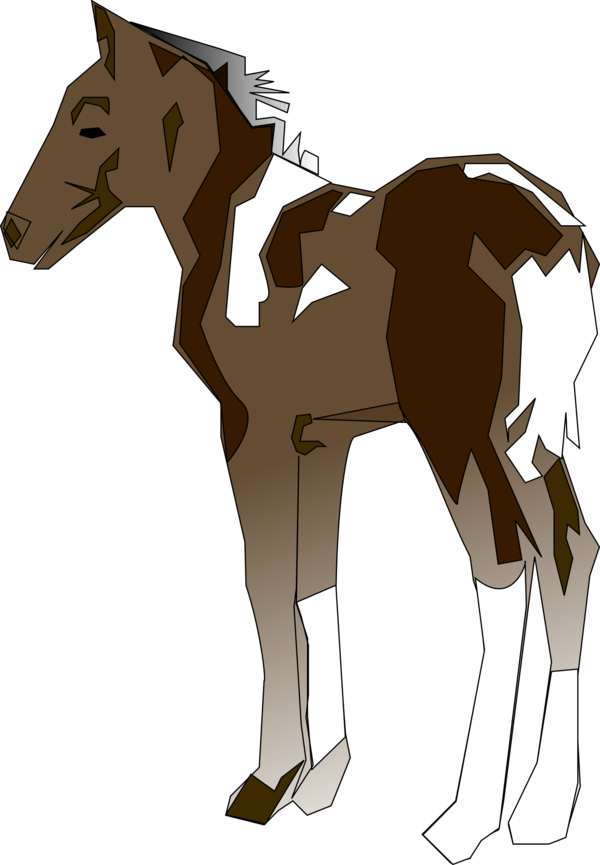 Free Donkey Horse Halter Mane Clipart Clipart Transparent Background