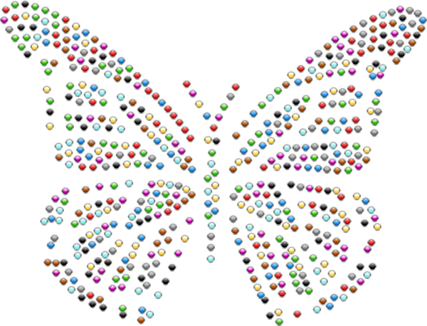 Free Butterfly Text Symmetry Line Clipart Clipart Transparent Background