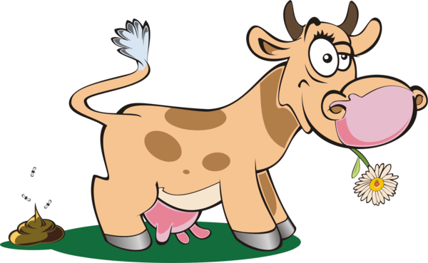 Free Cow Nose Cartoon Deer Clipart Clipart Transparent Background