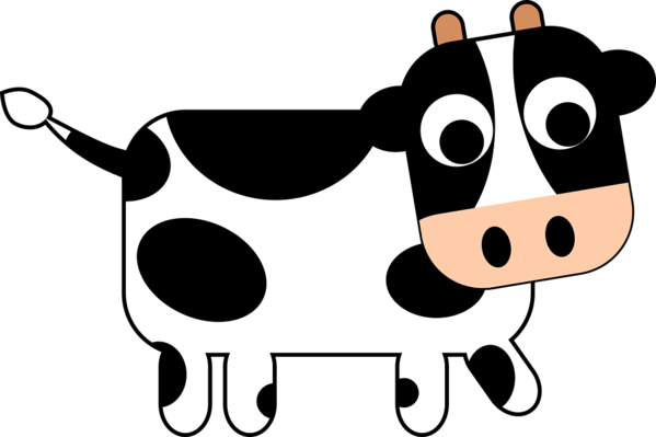 Free Cow Nose Cartoon Dairy Cow Clipart Clipart Transparent Background