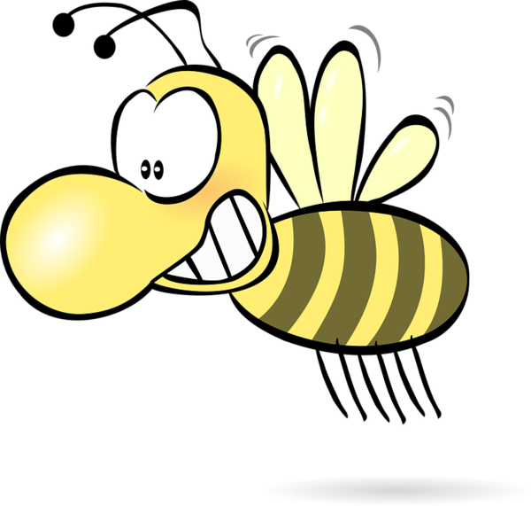 Free Bee Beak Insect Honey Bee Clipart Clipart Transparent Background