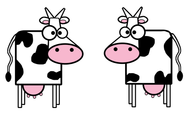 Free Cow Cartoon Nose Line Clipart Clipart Transparent Background