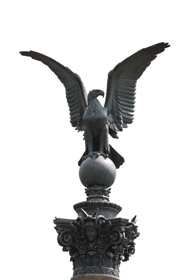 Free Bird Sculpture Statue Eagle Clipart Clipart Transparent Background