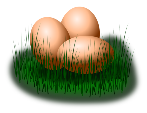 Free Chicken Grass Easter Egg Grass Family Clipart Clipart Transparent Background