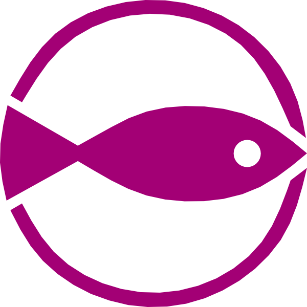 Free Fishing Circle Line Magenta Clipart Clipart Transparent Background