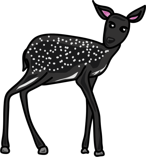 Free Deer Deer Wildlife Reindeer Clipart Clipart Transparent Background