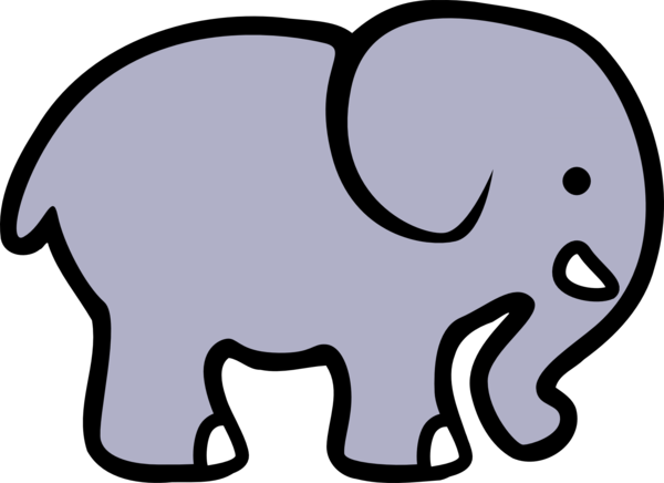 Free Cat Black And White Indian Elephant Elephant Clipart Clipart Transparent Background