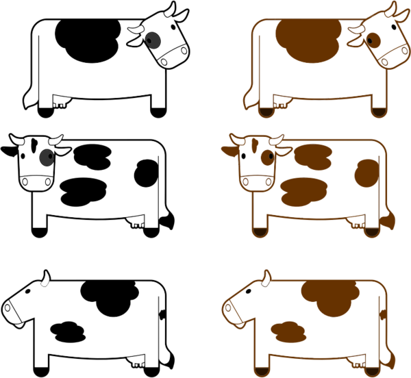 Free Cow Eyewear Black And White Furniture Clipart Clipart Transparent Background