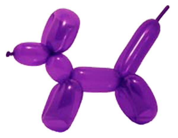 Free Dog Violet Balloon Lilac Clipart Clipart Transparent Background