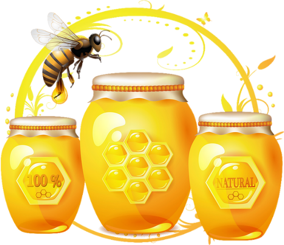 Free Bee Honey Mason Jar Honey Bee Clipart Clipart Transparent Background