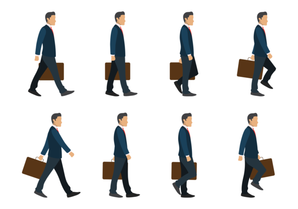 Free Walking Standing Sitting Business Clipart Clipart Transparent Background