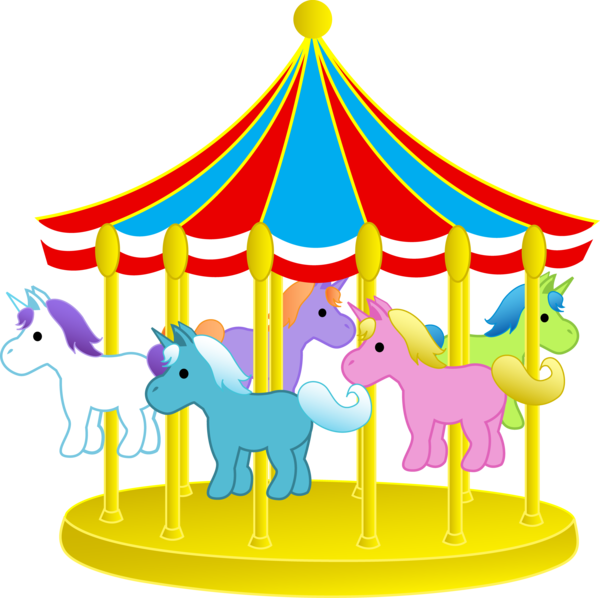 Free Horse Amusement Park Amusement Ride Carousel Clipart Clipart Transparent Background