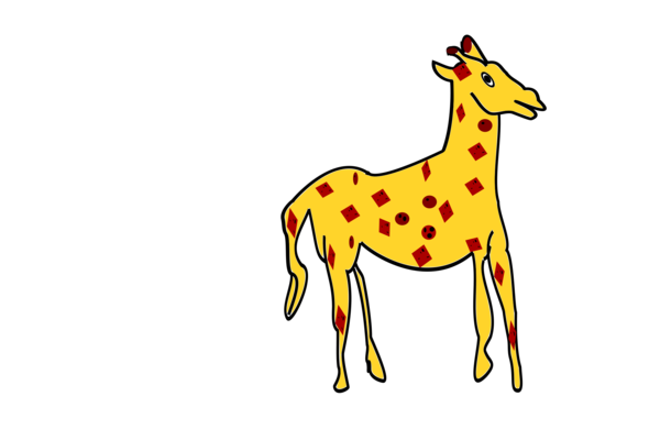 Free Deer Giraffe Giraffidae Wildlife Clipart Clipart Transparent Background