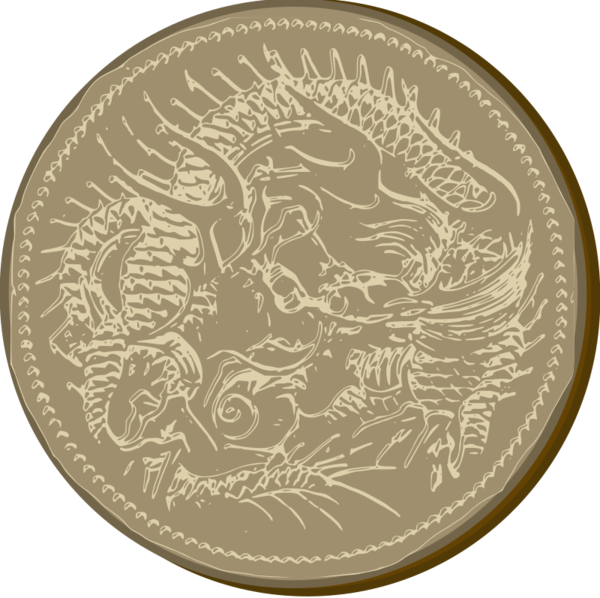 Free Dragon Coin Currency Money Clipart Clipart Transparent Background