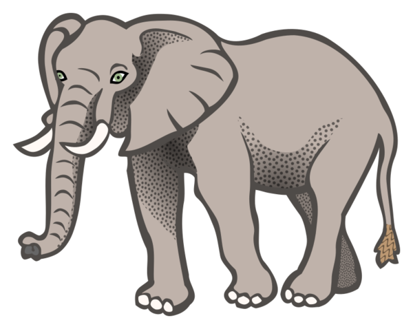 Free Elephant Elephant Indian Elephant Wildlife Clipart Clipart Transparent Background