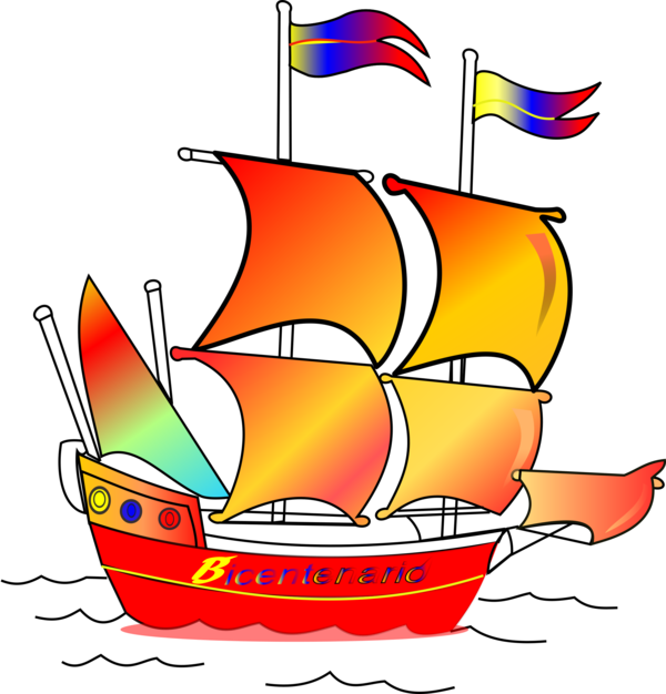 Free Sailing Watercraft Line Boat Clipart Clipart Transparent Background
