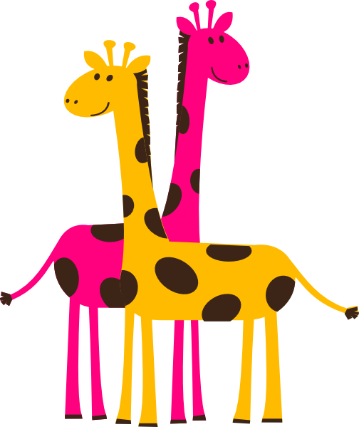 Free Baby Animal Giraffe Giraffidae Line Clipart Clipart Transparent Background