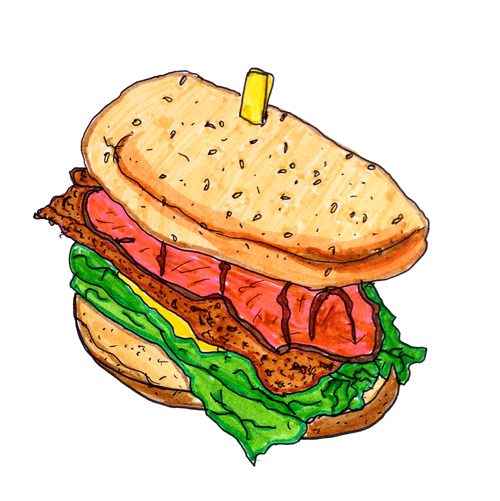 Free Fast Food Food Fast Food Veggie Burger Clipart Clipart Transparent Background