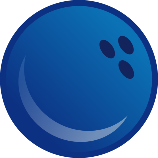 Free Bowling Smile Azure Circle Clipart Clipart Transparent Background