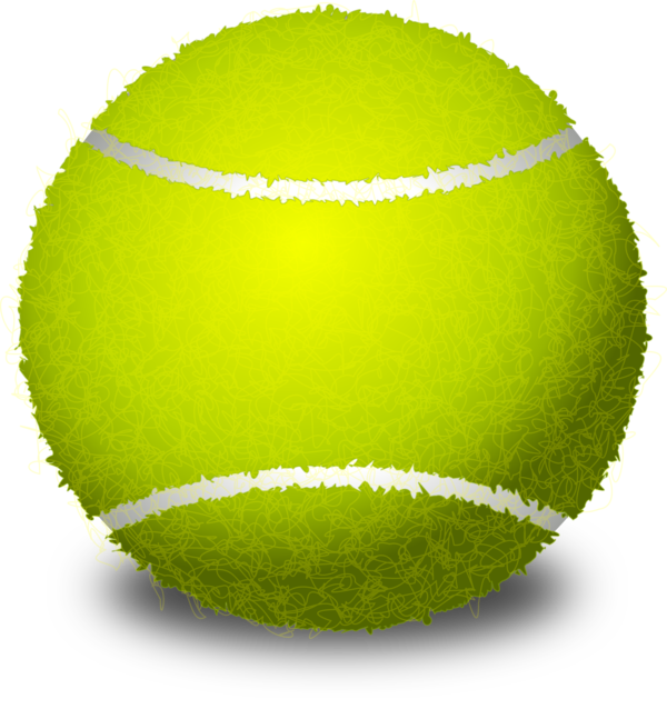 Free Tennis Ball Grass Pallone Clipart Clipart Transparent Background