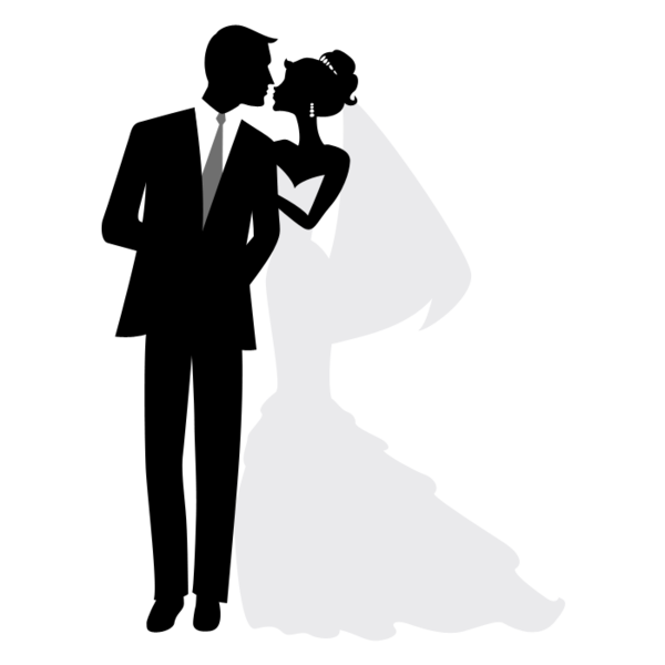 Free Tuxedo Man Woman Black And White Clipart Clipart Transparent Background