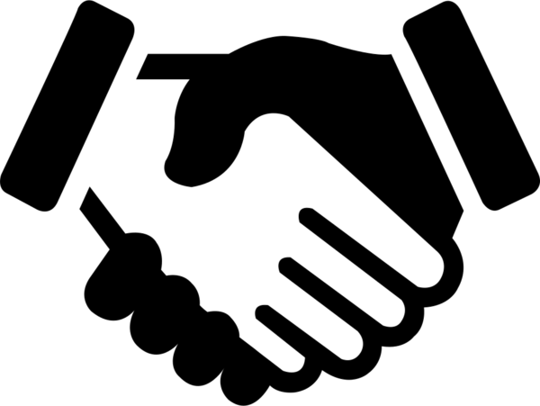 Free Handshake Text Black And White Hand Clipart Clipart Transparent Background