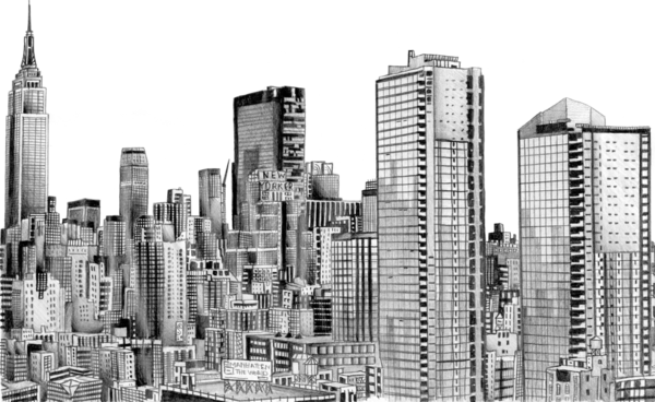 Free Book Metropolis City Black And White Clipart Clipart Transparent Background