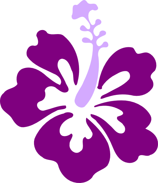 Free Hibiscus Flower Violet Plant Clipart Clipart Transparent Background