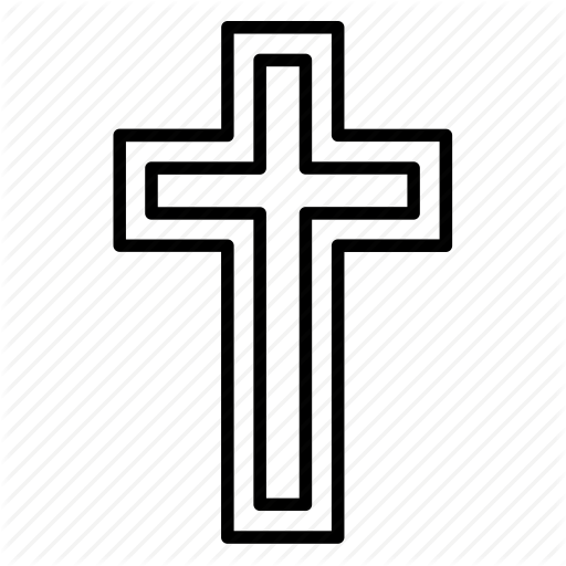 Free Christian Cross Text Line Clipart Clipart Transparent Background