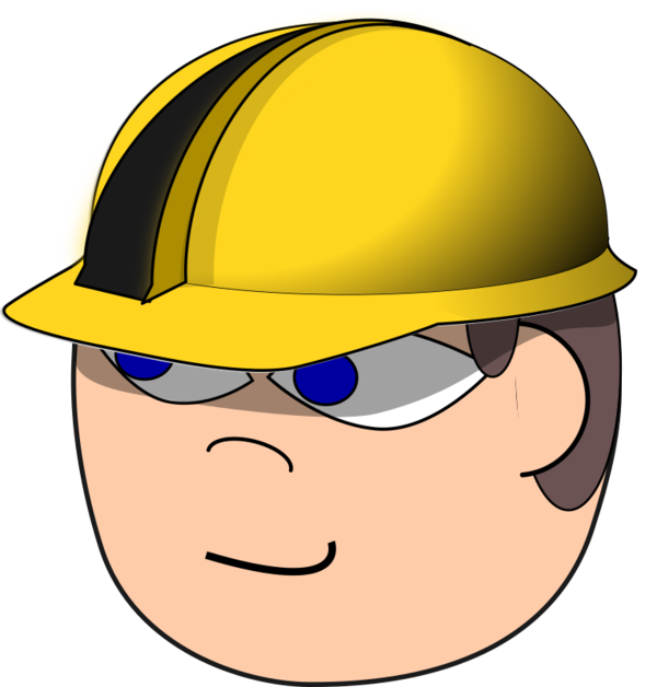 Free Construction Worker Facial Expression Hard Hat Eyewear Clipart Clipart Transparent Background
