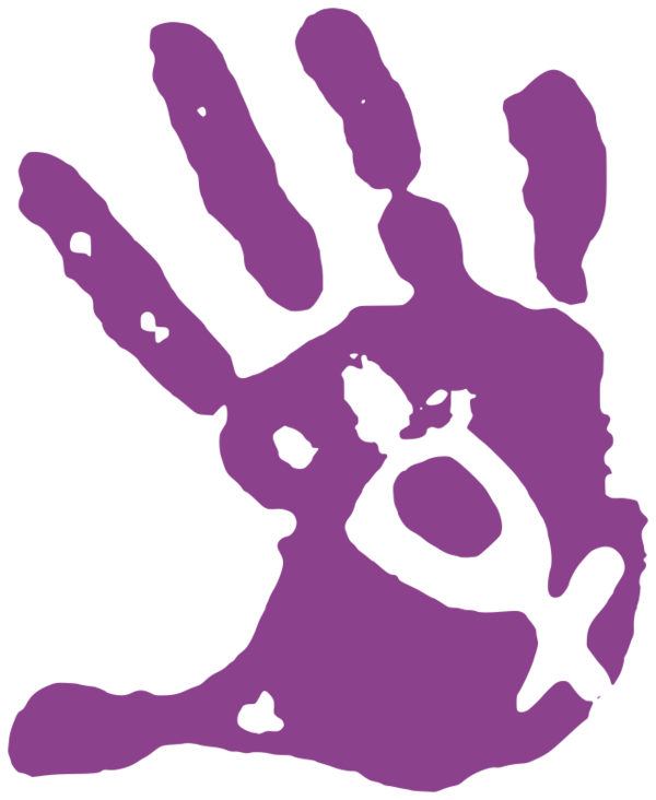 Free Woman Violet Silhouette Hand Clipart Clipart Transparent Background