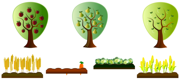 Free Farmer Grass Plant Tree Clipart Clipart Transparent Background