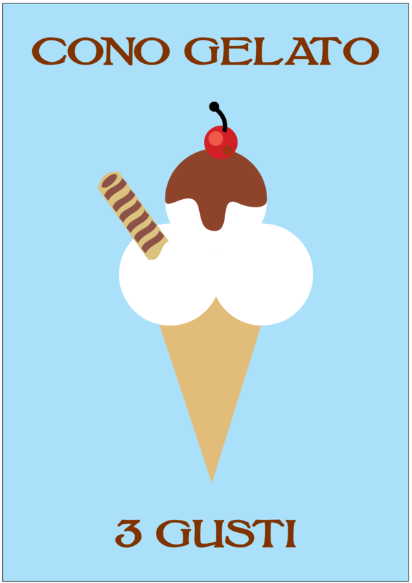 Free Ice Cream Text Line Ice Cream Cone Clipart Clipart Transparent Background