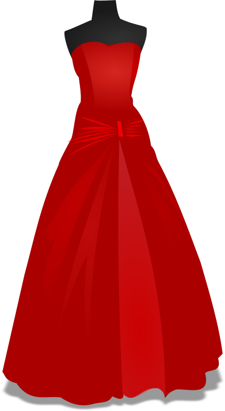 Free Dress Dress Gown Shoulder Clipart Clipart Transparent Background