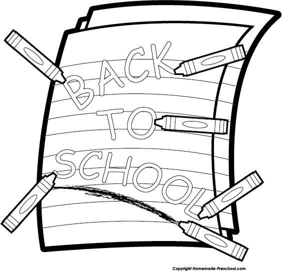 Free School Black And White Line Art Text Clipart Clipart Transparent Background
