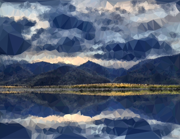 Free Water Reflection Sky Nature Clipart Clipart Transparent Background