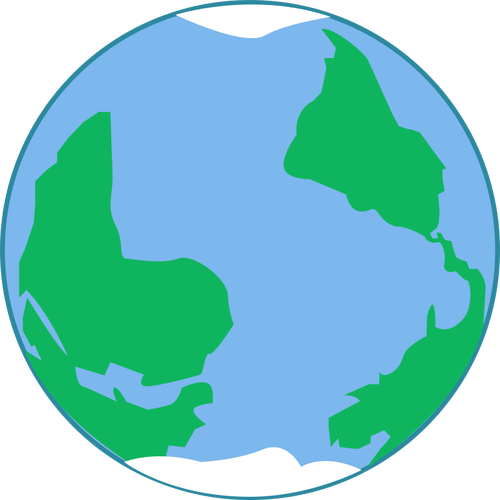 Free Grass Globe Aqua Earth Clipart Clipart Transparent Background