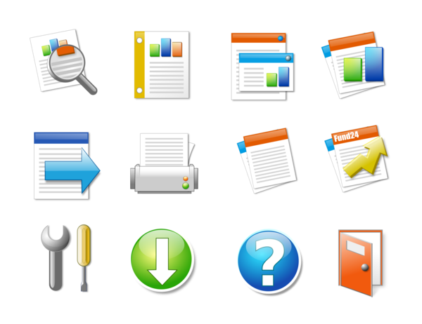 Free Office Computer Icon Text Material Clipart Clipart Transparent Background