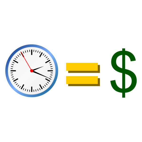 Free Money Text Clock Line Clipart Clipart Transparent Background